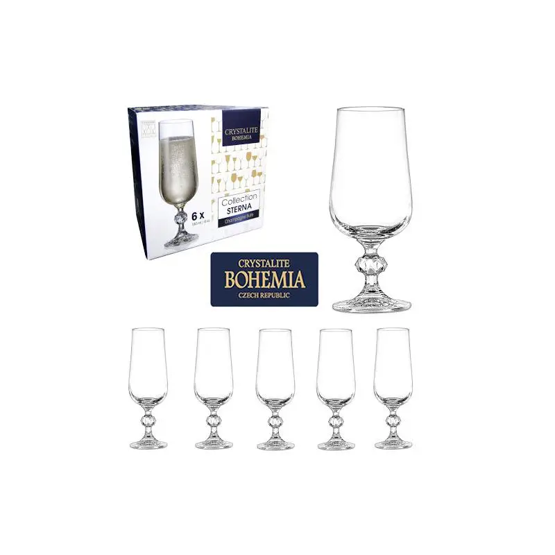 KLAUDIE STERNA STEMWARE 180 ML X6