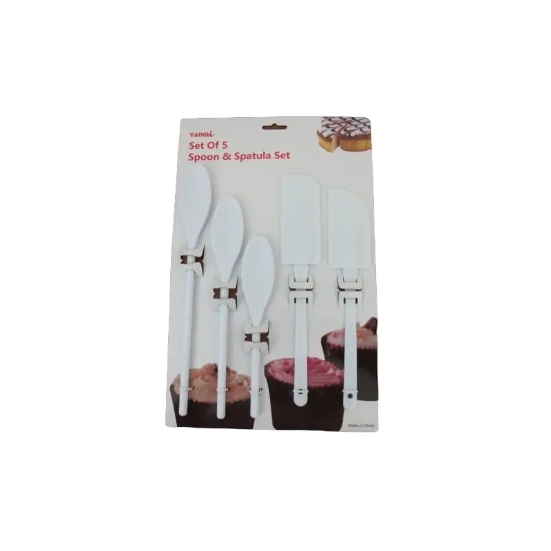 5 pieces Spoon and Spatula Set
