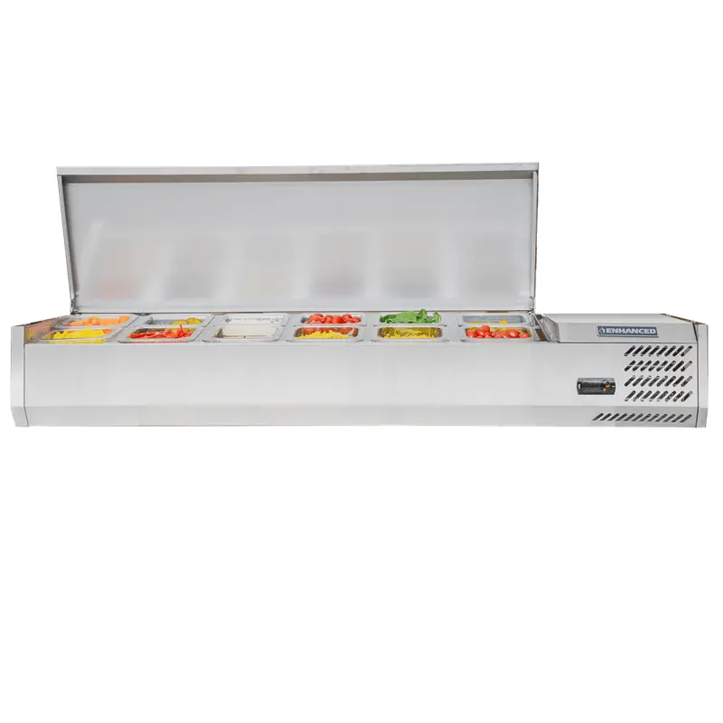 CTSP-60-15-HC Enhanced 60" Countertop Refrigerated Topping Stations