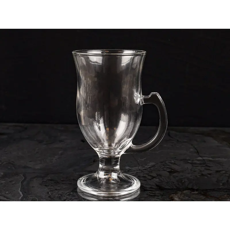 Glass Irish Coffee Mug 23.5 CL X3