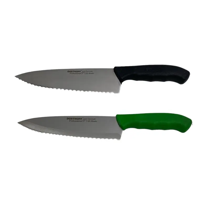 Serrated Chef Knife 21cm with Ergonomic Slip Free Handle