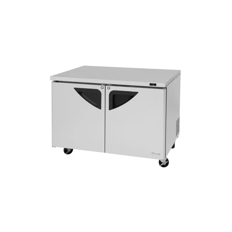 TUF-48SD-N Turbo Air 48" 2 Door Super Deluxe Undercounter Freezer