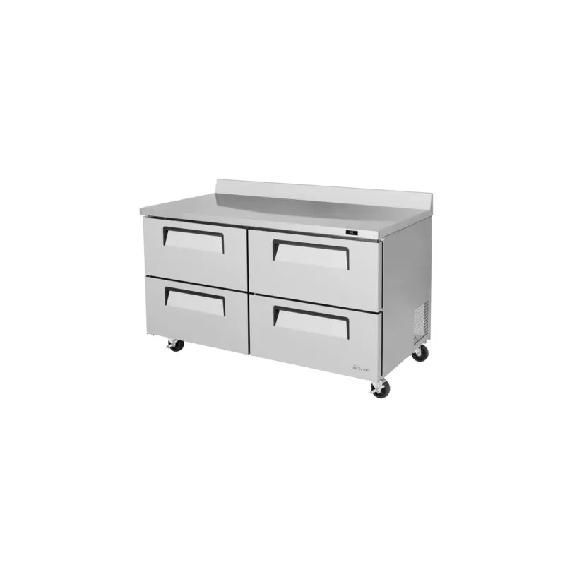 TWR-60SD-D4-N Turbo Air 60" 4 Drawer Worktop Refrigerator
