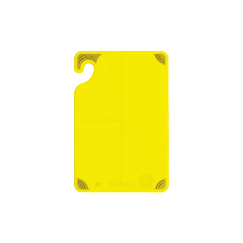 CBG6938YL CFS Brands 6" x 9" x 3/8" Saf-T-Grip Yellow Bar Cutting Board