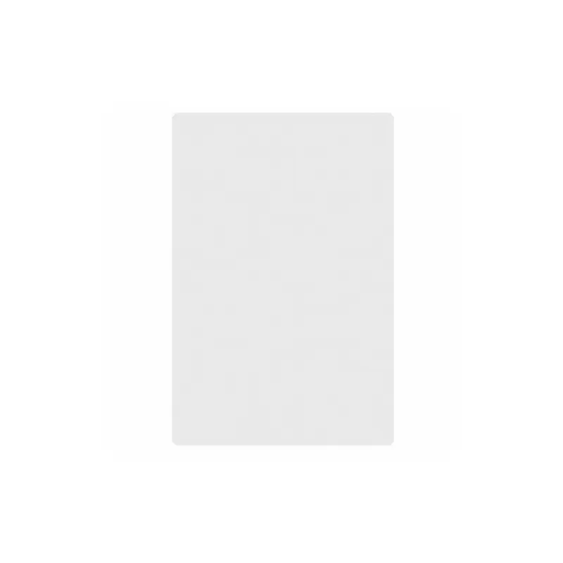 PLCB181205WH Thunder Group 12" x 18" White Polyethylene Cutting Board